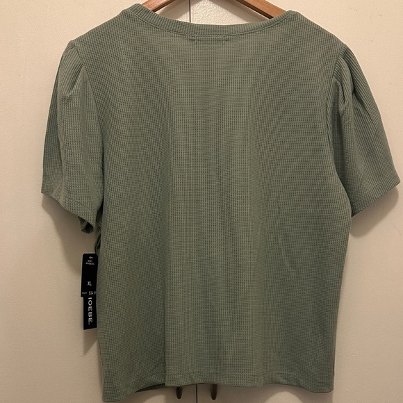 Olive Green Women's Top - Picture 5 of 6